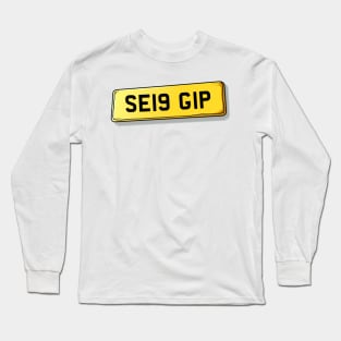 SE19 GIP Gipsy Hill Number Plate Long Sleeve T-Shirt